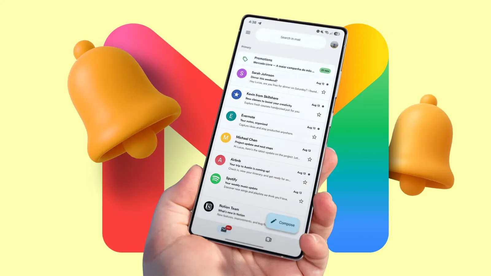 หยุดคัดลอกรหัส 2FA เอง Gmail หาให้แล้วในกล่องเข้า