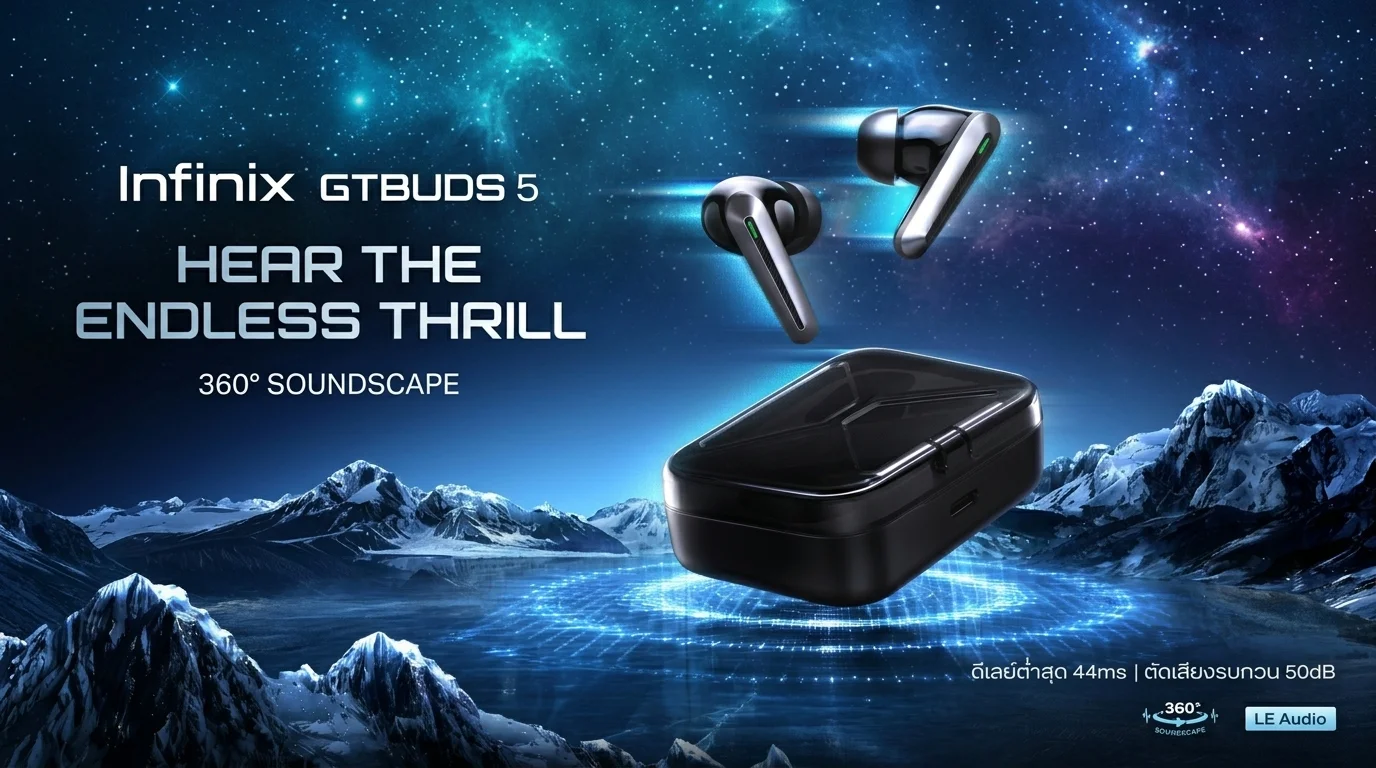 Infinix GT Matrix ชุดเกมมิ่งมือถือครบองค์ประกอบสำหรับสายแข่ง