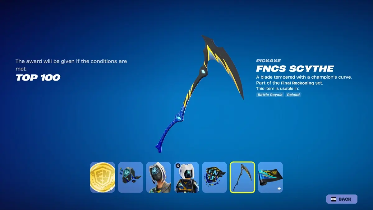 คู่มือปลดล็อกสกิน Champion Focus FNCS ฟรีแบบทีละขั้น