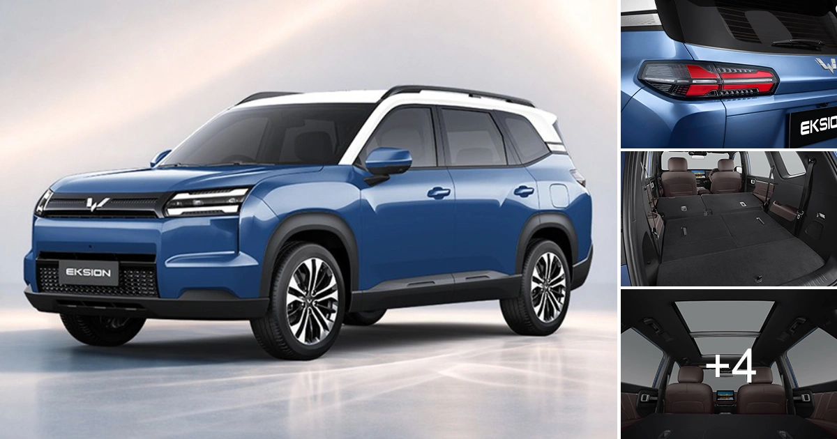 Wuling EKSION EV รถไฟฟ้า 7 ที่นั่งระยะวิ่ง 511 กม. ชาร์จเร็ว 150 kW