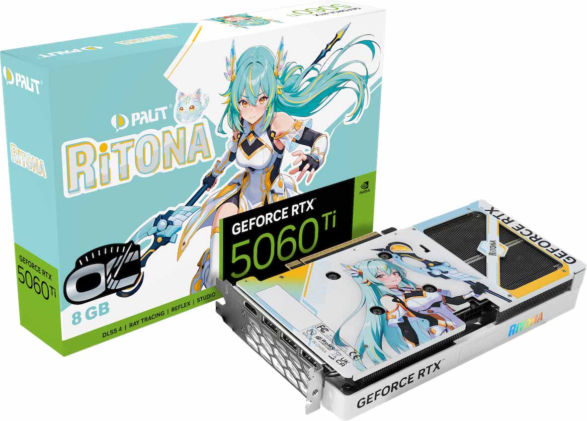 RTX 5060 Ti RiTONA OC เมื่อการ์ดจออนิเมะกลายเป็นใจกลางเครื่องพีซี