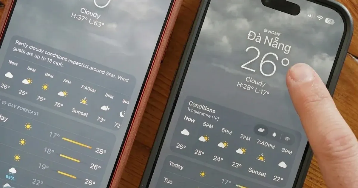 แอปสภาพอากาศบน iOS 27 ฉลาดขึ้น ดูฝนและลมได้ทันทีจากหน้าแรก