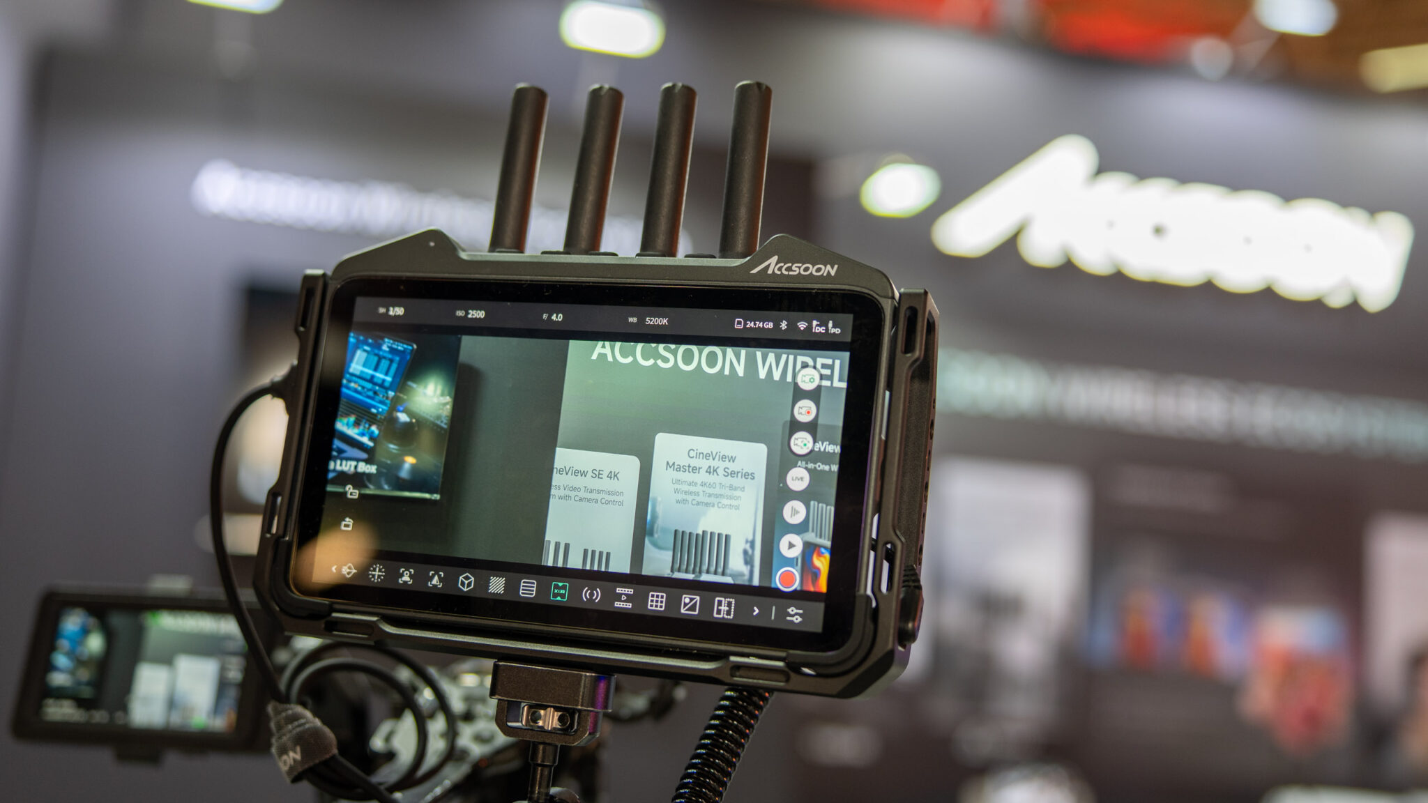 จอมอนิเตอร์ 4K ไร้สายยุคใหม่ เมื่อจอคือศูนย์ควบคุมกล้องทั้งกองถ่าย