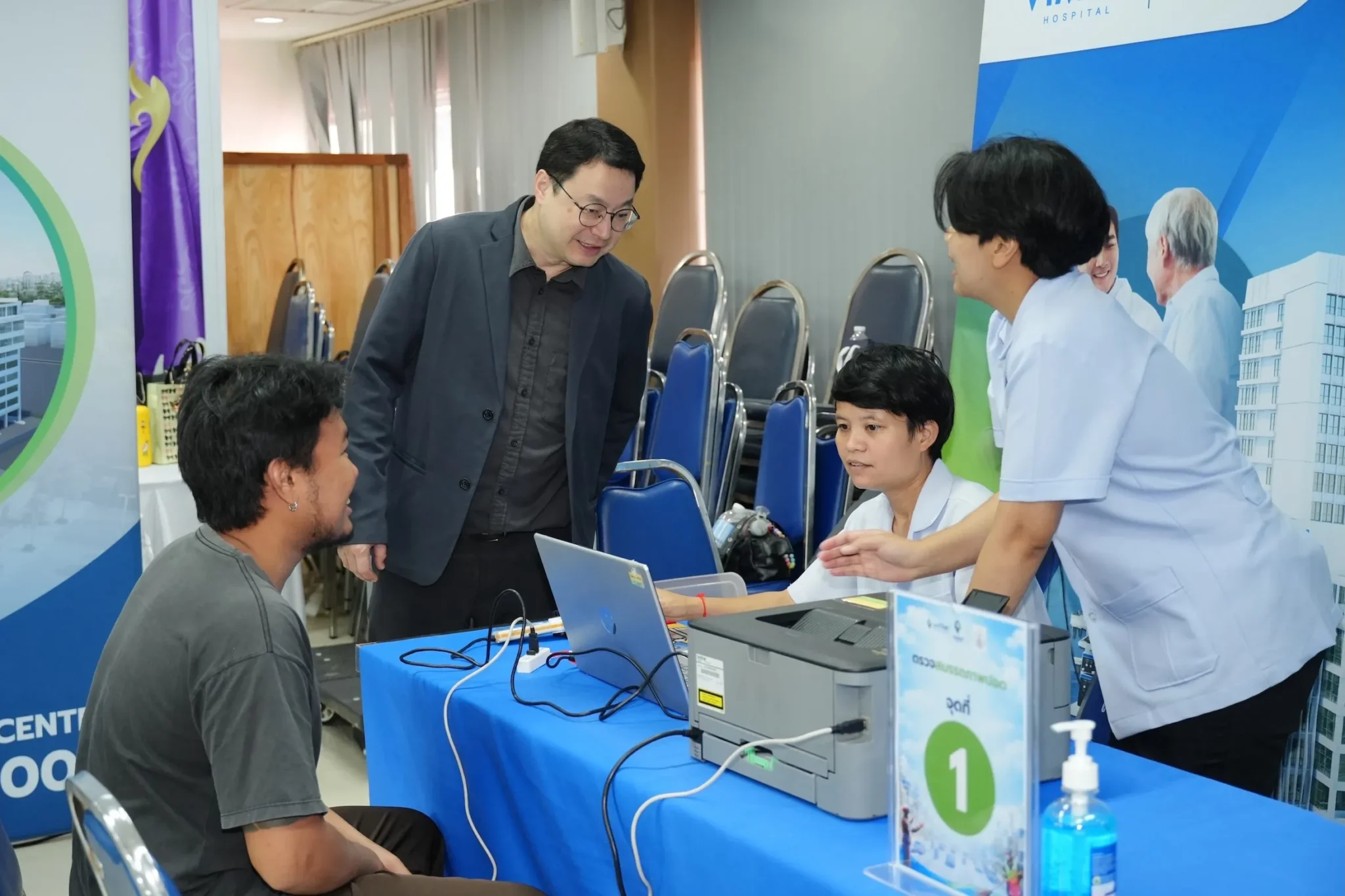 ตรวจสุขภาพปอดฟรี ดูแลคนทำงานแนวหน้าก่อนโรคปอดถามหา