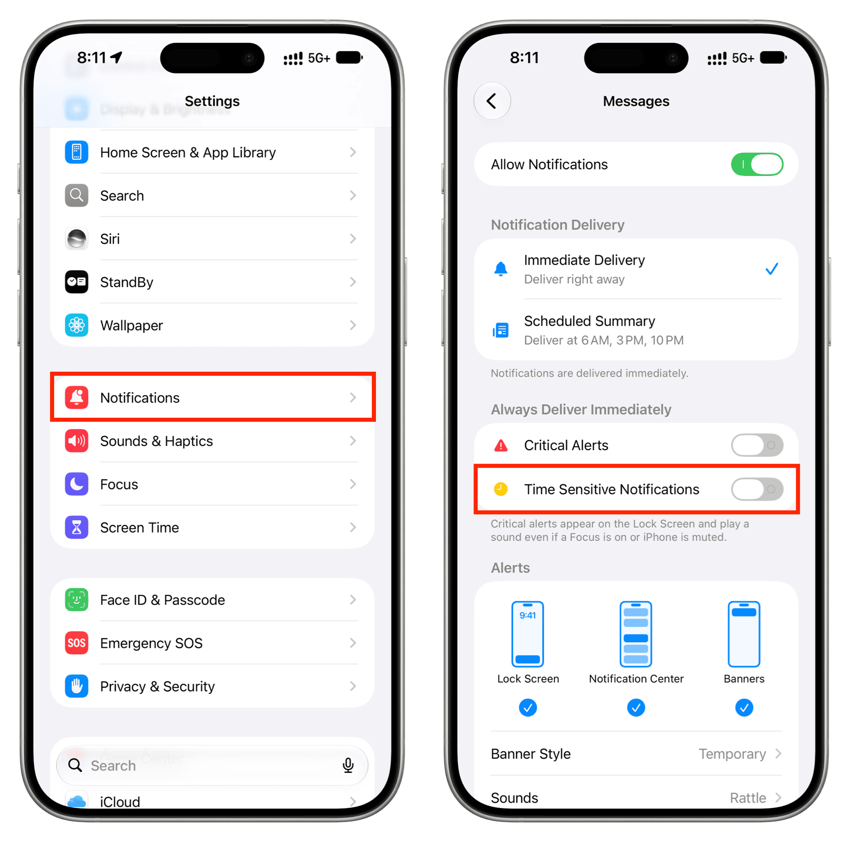 รีเซ็ตสมาธิของคุณ ปิด Time Sensitive บน iPhone อย่างเป็นระบบ