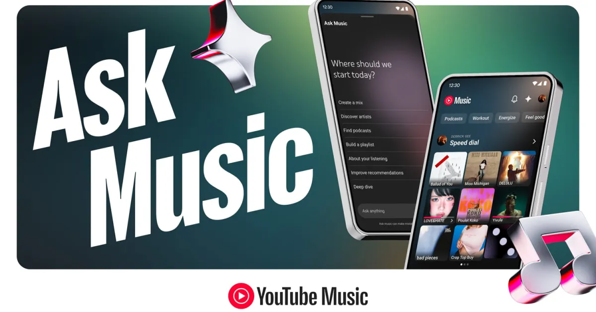 ควบคุมด้วยเสียง Gemini ใช้งาน YouTube Music Pixel Buds และ Google Nest แบบไม่ต้องแตะจอ