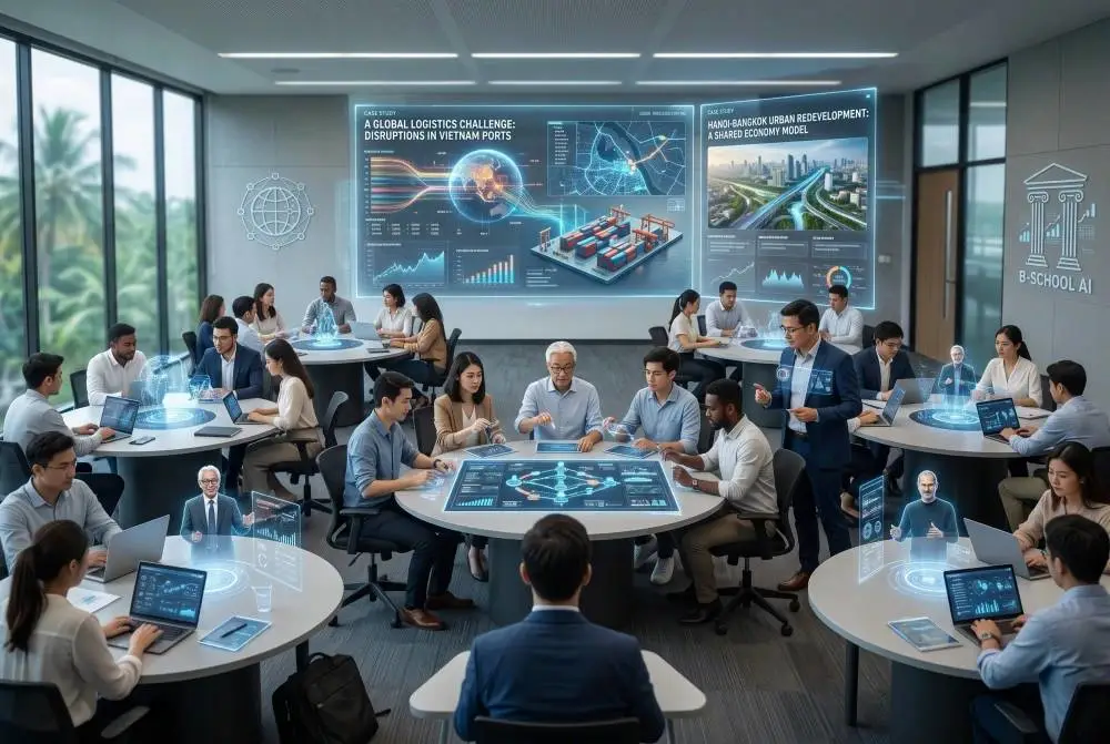 AI Case Study แบบโต้ตอบ กำลังเปลี่ยนวิชาการตัดสินใจในห้องเรียน MBA