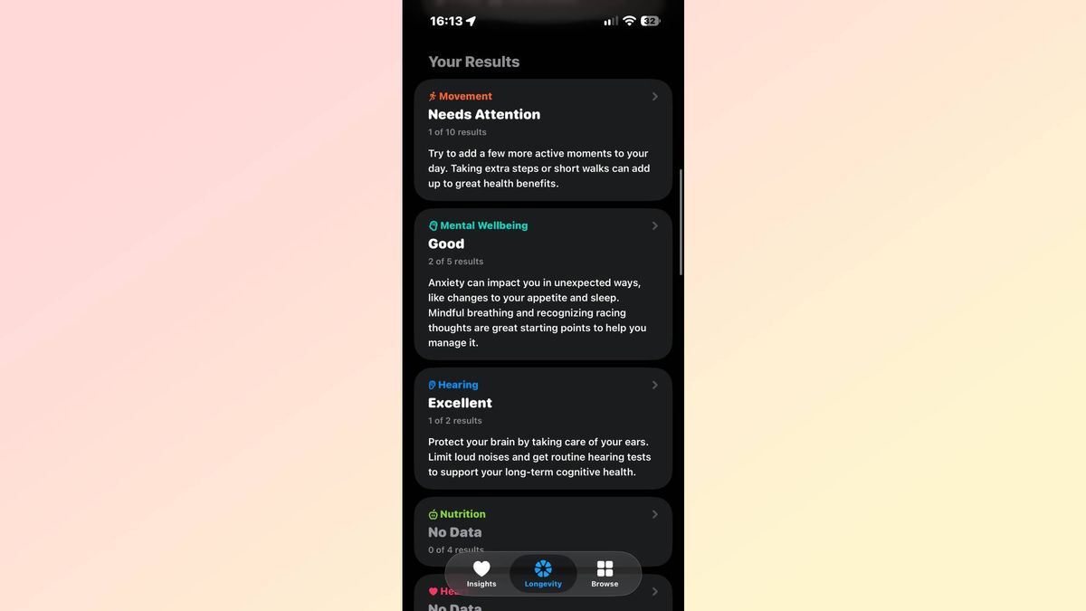 สำรวจ Health app โฉมใหม่ใน iOS 27.2 กับ Longevity และ Health Age