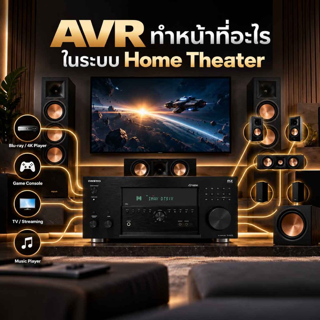 AVR หรือ Soundbar เลือกอะไรให้โฮมเธียเตอร์ไปได้สุด