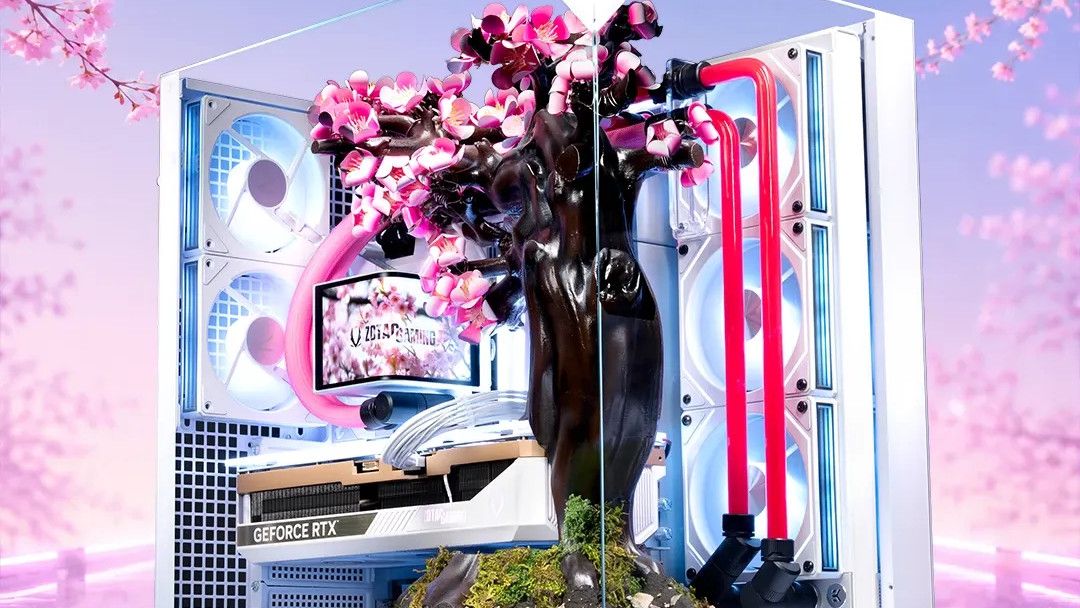 Cherry Bloom Gaming PC เมื่อดอกซากุระกลายเป็นระบบระบายความร้อน