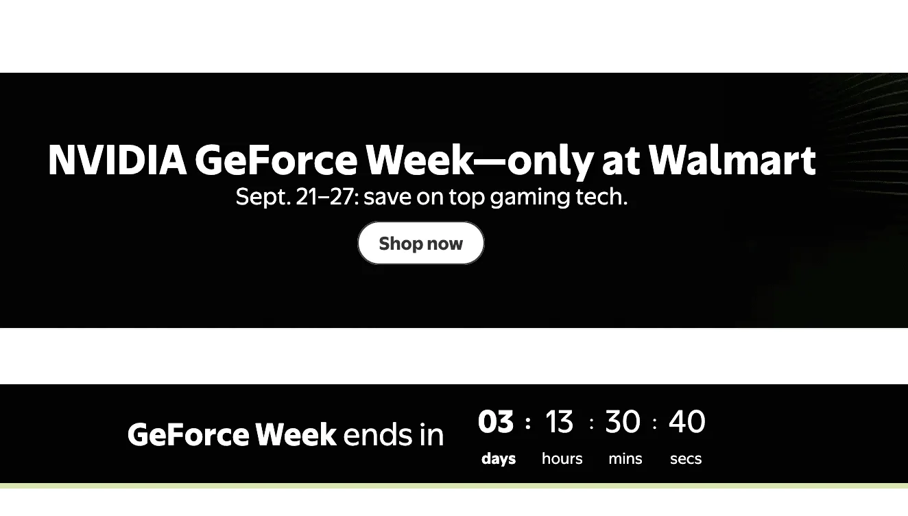 รวมดีล RTX 50 Series ลดราคา ใน Walmart GeForce Week คุ้มพอจะซื้อเลยไหม