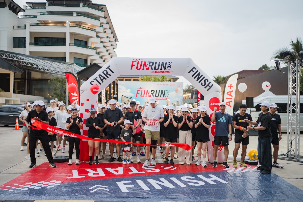 AIA+ Fun Run ปิดแคมเปญวิ่ง 4 ภูมิภาค จุดไฟสุขภาพจากหาดสมิหลา