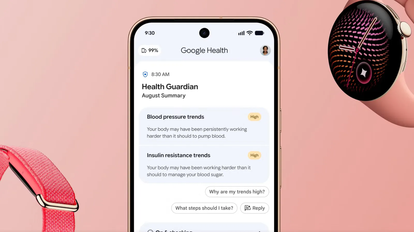 Free Health Guardian เปลี่ยน Pixel Watch ให้เป็นผู้คุมสุขภาพส่วนตัว