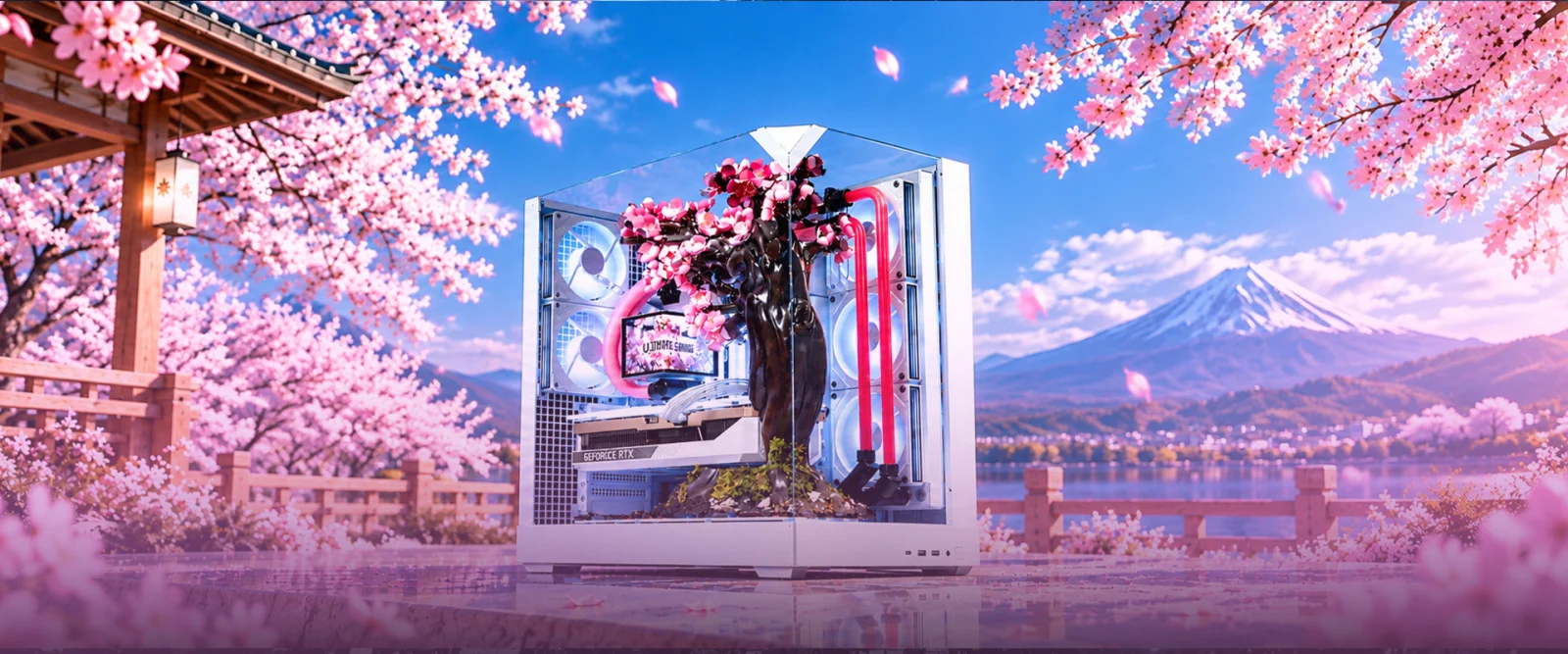 Cherry Bloom และดอกไทเทเนียมในเคสเกมมิง เมื่อความสวยงามปะทะฮาร์ดแวร์ระดับเรือธง