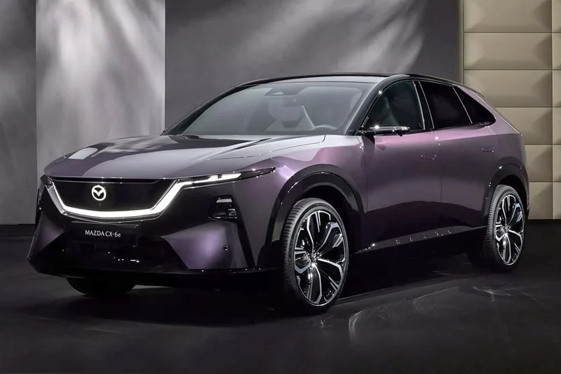 รถไฟฟ้า C-SUV ใหม่ Mazda CX-6e ระยะวิ่ง 600 กม.หรูและแรงในคันเดียว