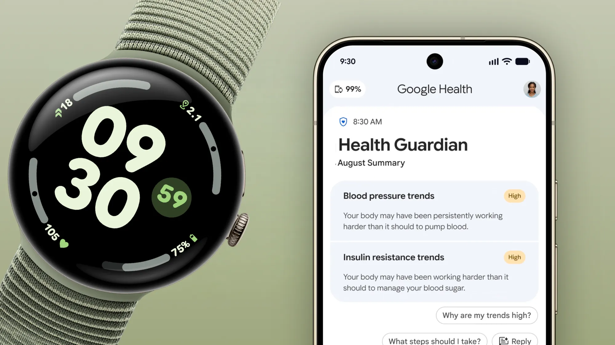 Free Health Guardian เปลี่ยน Pixel Watch ให้เป็นผู้คุมสุขภาพส่วนตัว