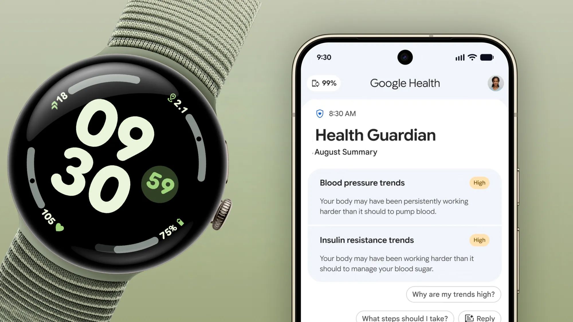Pixel Watch Health Guardian ยกระดับสมาร์ตวอชให้เป็นผู้คุมสุขภาพระยะยาว