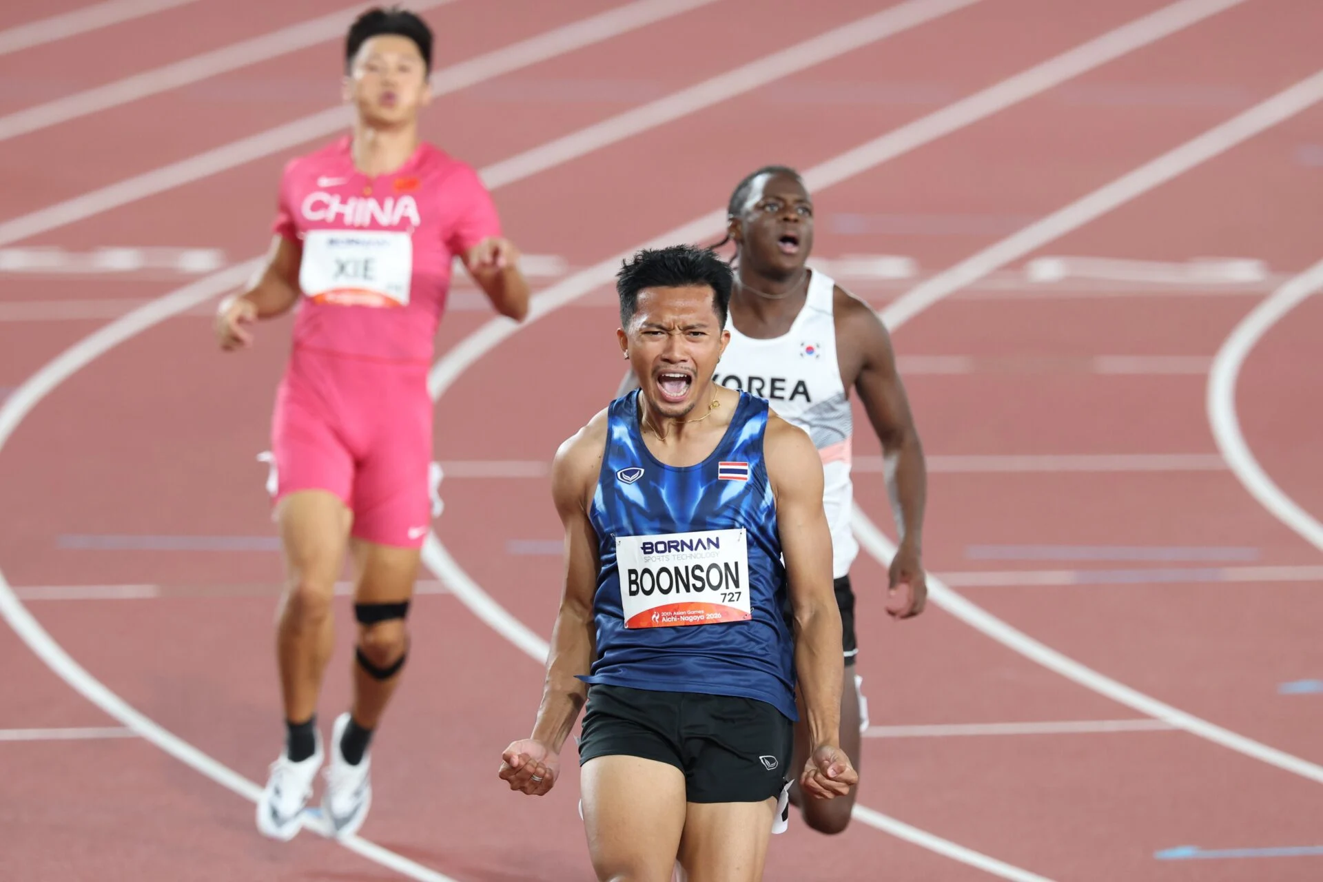 นักวิ่ง 200 เมตรไทยทะลุเข้าชิง แถมทุบสถิติเอเชียนเกมส์ด้วยจังหวะผ่อนคันเร่ง