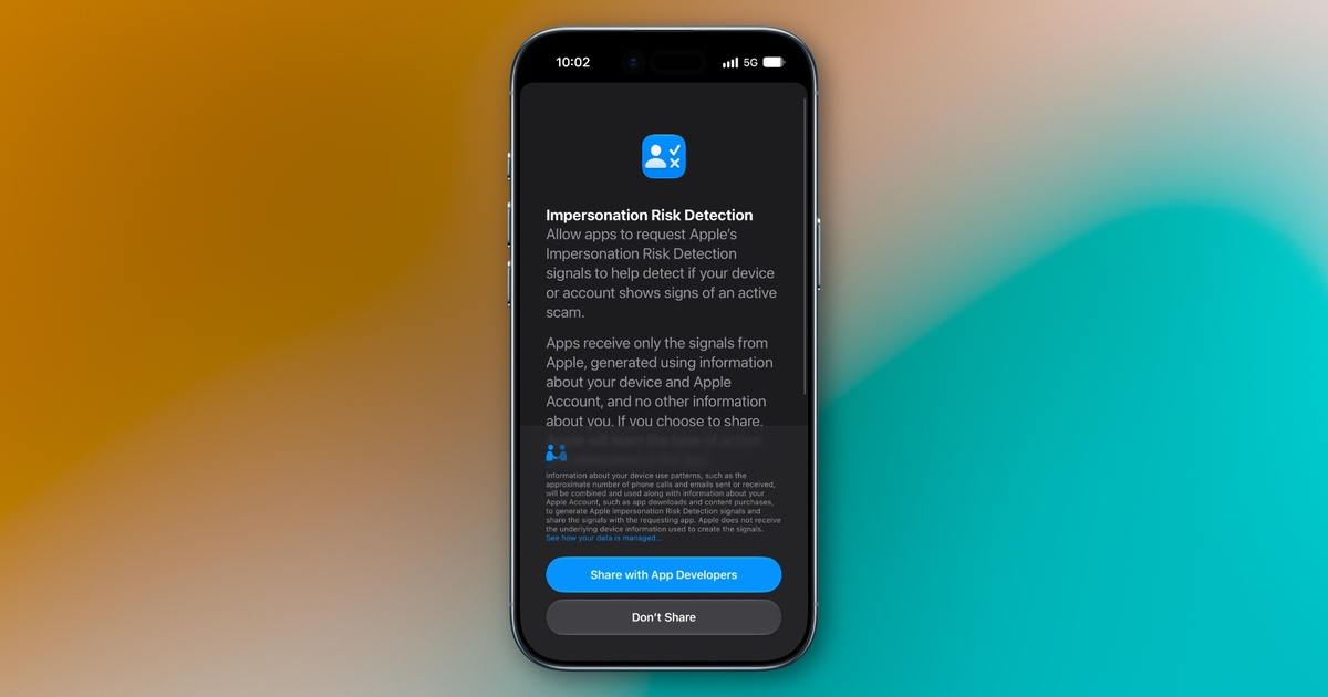 คู่มือเปิดใช้การตรวจจับความเสี่ยงจากการปลอมแปลงตัวตนบน iOS 27