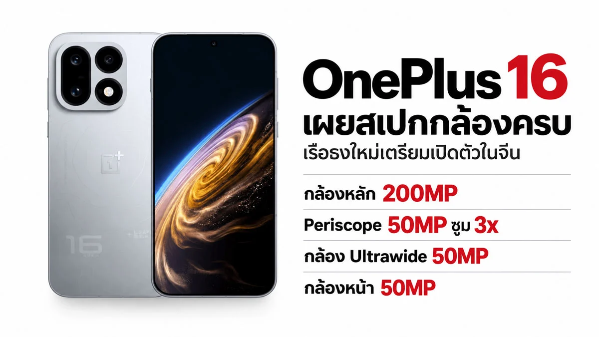 กล้อง 200MP OnePlus 16 ชน Galaxy S24 Ultra และ iPhone 15 Pro Max ใครเหมาะกับใคร