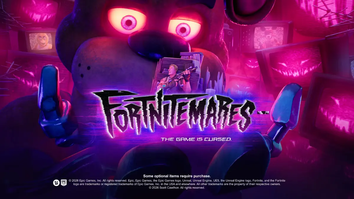 Five Nights at Freddy's บุก Fortnite รับฮาโลวีนด้วยสกินและร้านพิซซ่า