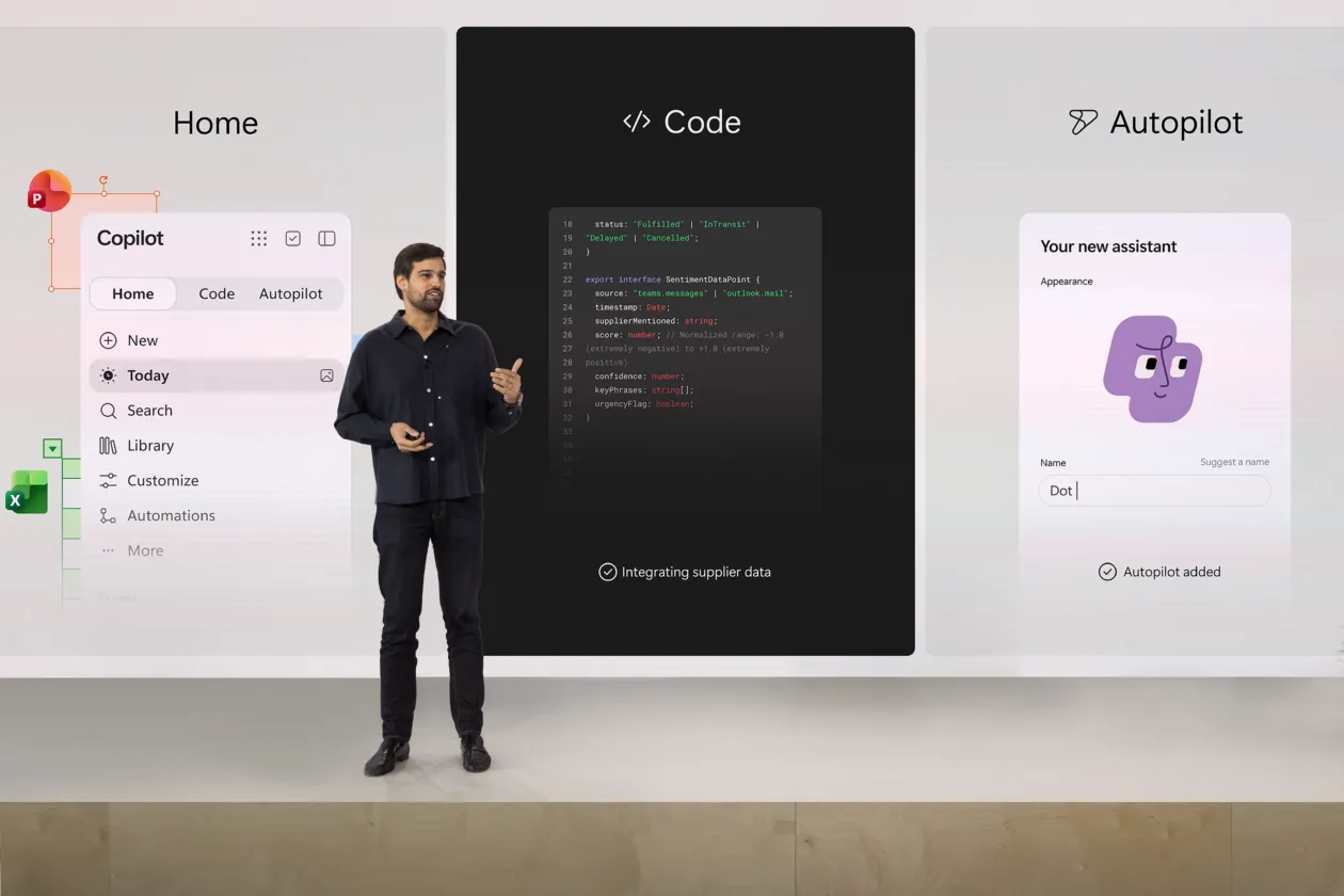Microsoft Copilot ใหม่ รวม Home Code Autopilot สู่ผู้ช่วย AI องค์กรตลอดเวลา