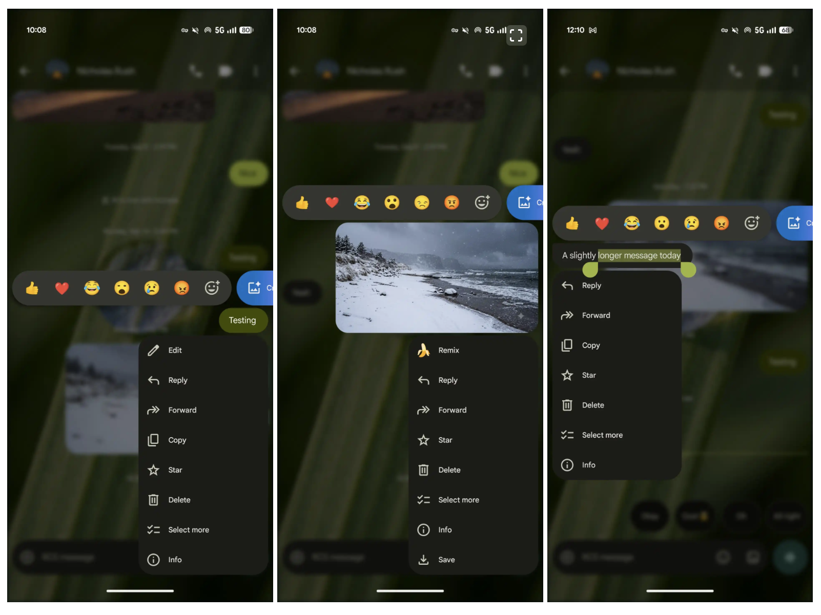 Google Messages และ WhatsApp ปรับท่าเจสเจอร์ แชทเร็วขึ้นจับถนัดขึ้น