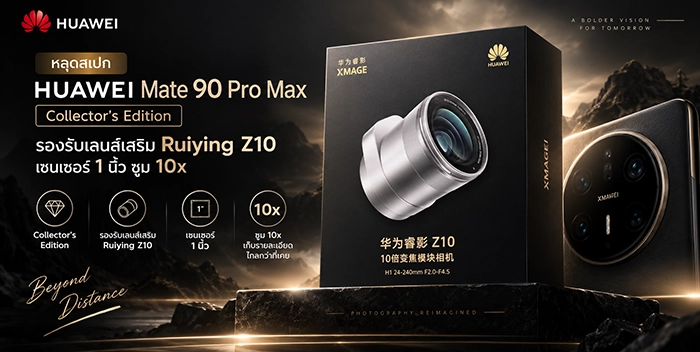 Ruiying Z10 เลนส์เสริมสมาร์ทโฟนที่พา Mate 90 Pro Max ก้าวสู่ยุคกล้องมอดูลาร์