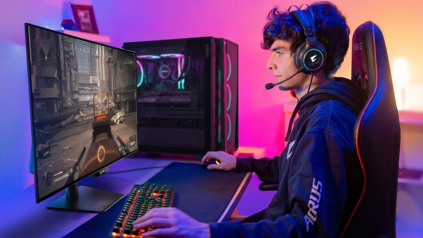 จอเกมมิ่ง WOLED สายแข่งขัน GIGABYTE AORUS ELITE FO27Q28G 280Hz