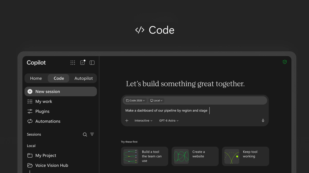 ถอดรหัส Microsoft Copilot โฉมใหม่ กับพลัง Home Code และ Autopilot