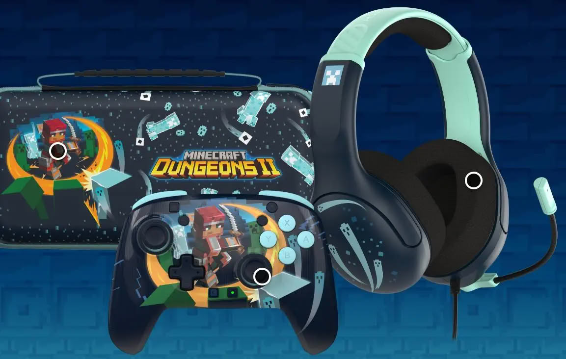 อุปกรณ์เกมมิ่งธีม Minecraft Dungeons II จาก Turtle Beach เพื่อสายผจญภัย