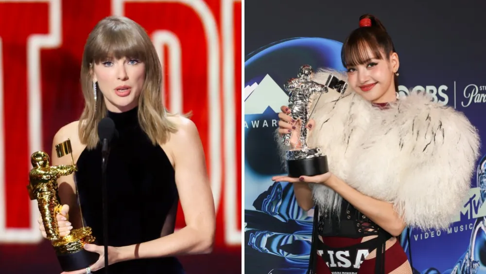 Taylor Swift และ Lisa แรงไม่หยุดบนเวที MTV VMAs
