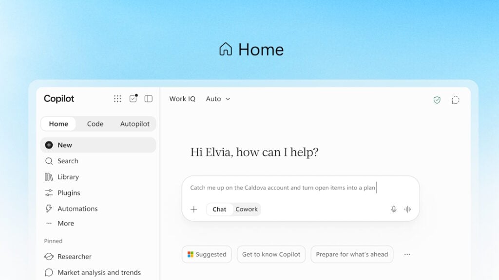 Microsoft Copilot ใหม่ รวม Home Code Autopilot สู่ผู้ช่วย AI องค์กรตลอดเวลา