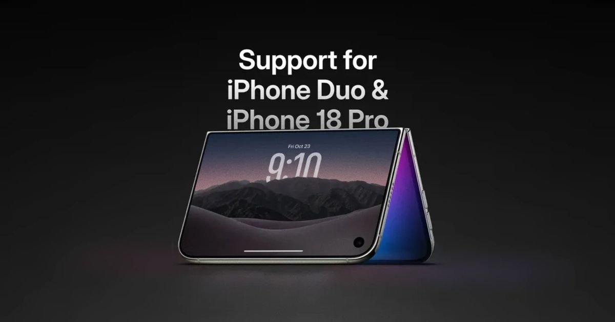 iPhone Duo แอป เริ่มร้อนก่อนขายจริง นักพัฒนาทดลองโลกสองหน้าจอแล้ววันนี้