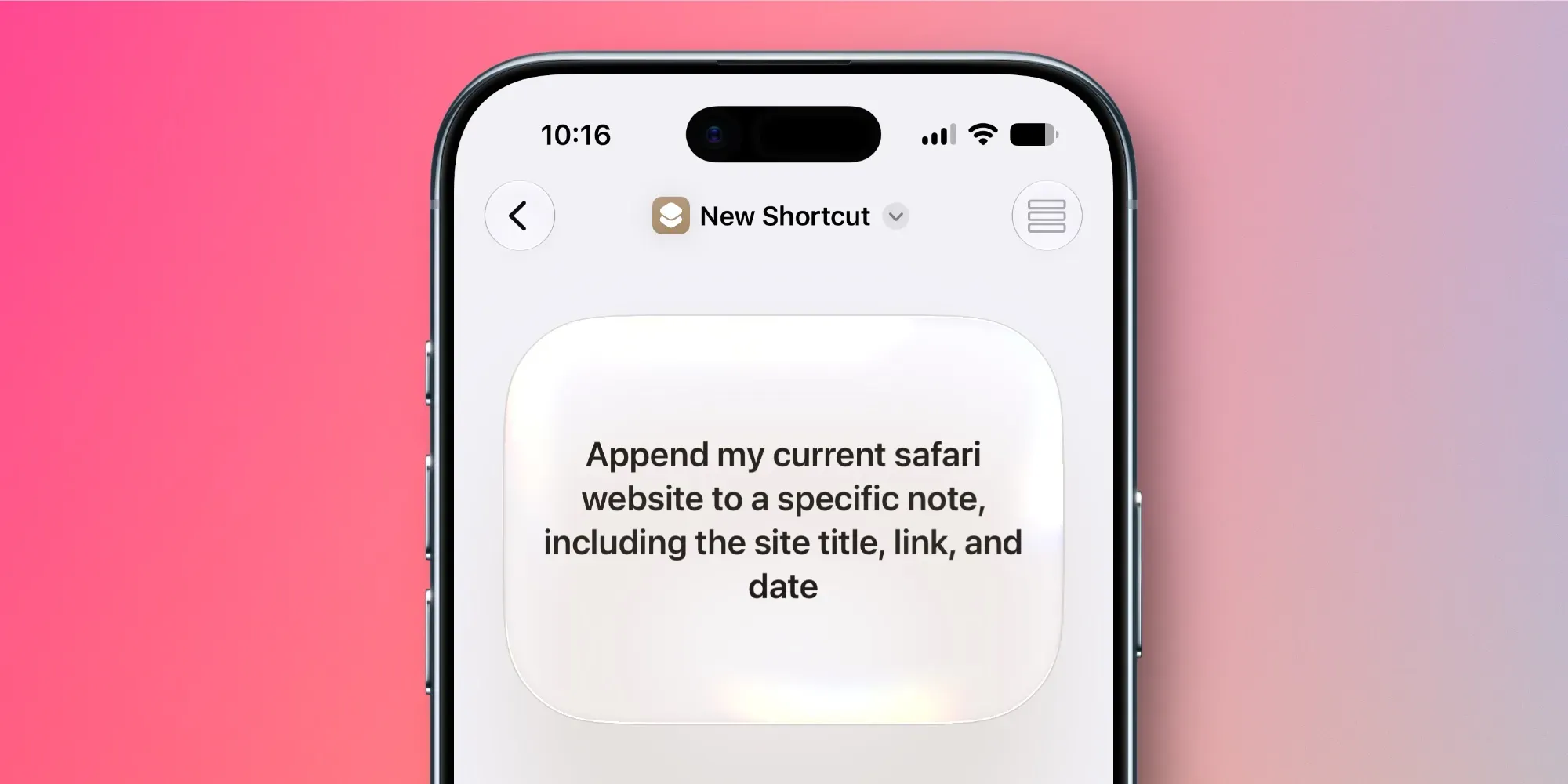 Shortcuts บน iOS 27 เพิ่มกว่า 35 แอ็กชัน เปลี่ยน iPhone ให้ทำงานเอง