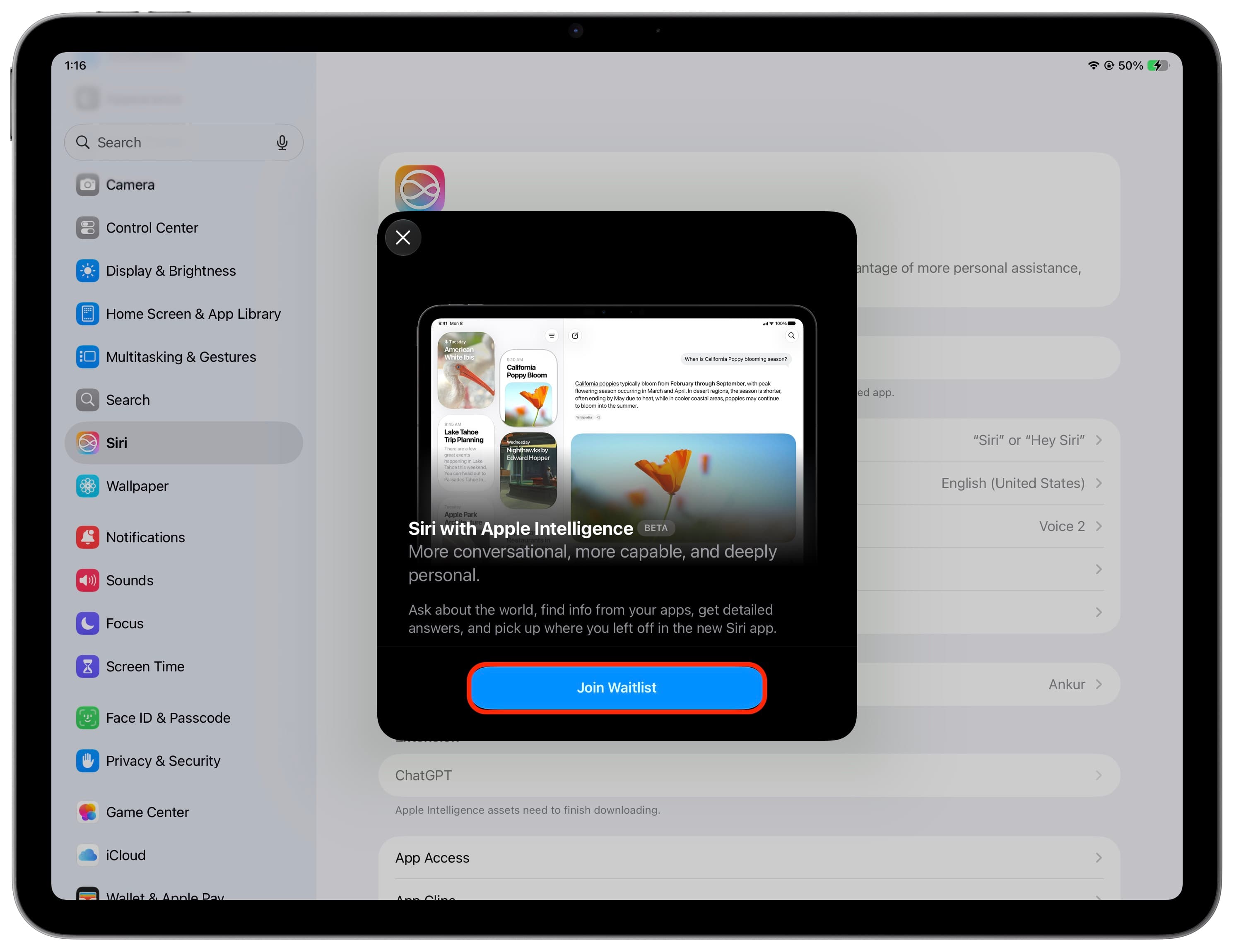 ใช้ Siri เสียงใหม่ให้เต็มประสิทธิภาพ พร้อมสลับไป ChatGPT แบบเป็นขั้นตอน
