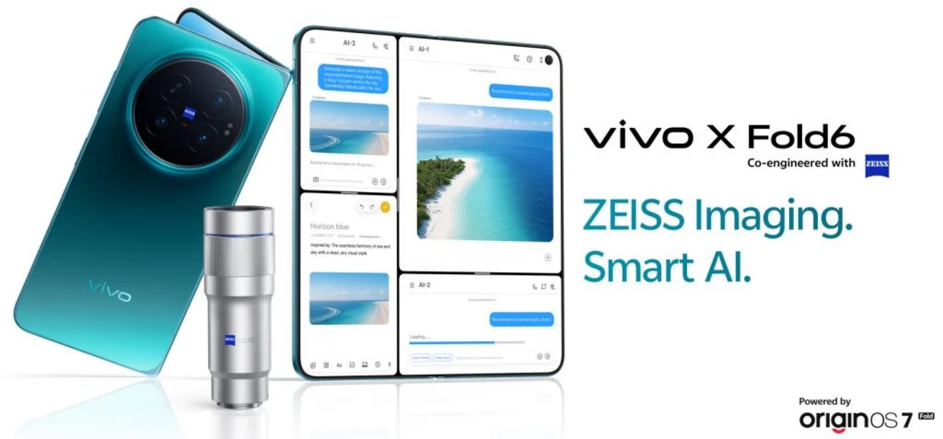 กล้อง 200MP ZEISS บน vivo X Fold6 พลิกเกมสมาร์ตโฟนพับสายถ่ายภาพ