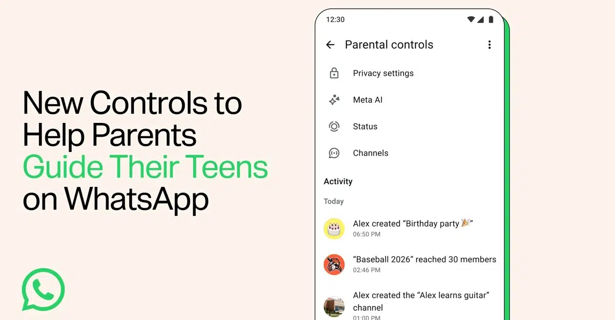 WhatsApp parental controls แบบใหม่ คุมเข้มแต่ไม่ละเมิดความลับวัยรุ่น