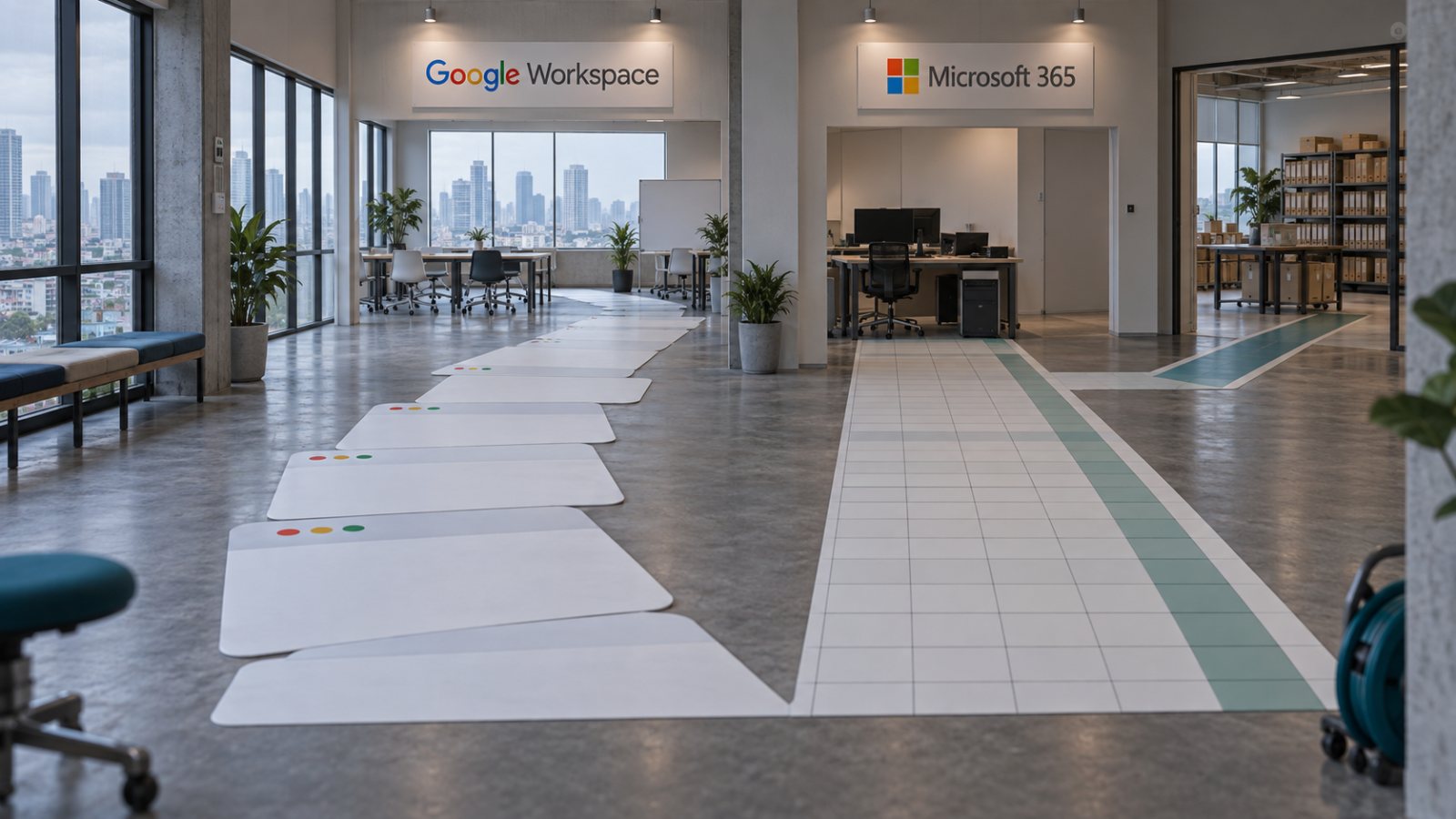 Google Workspace vs Microsoft 365 เลือกชุด Office และ AI ให้คุ้มทีม