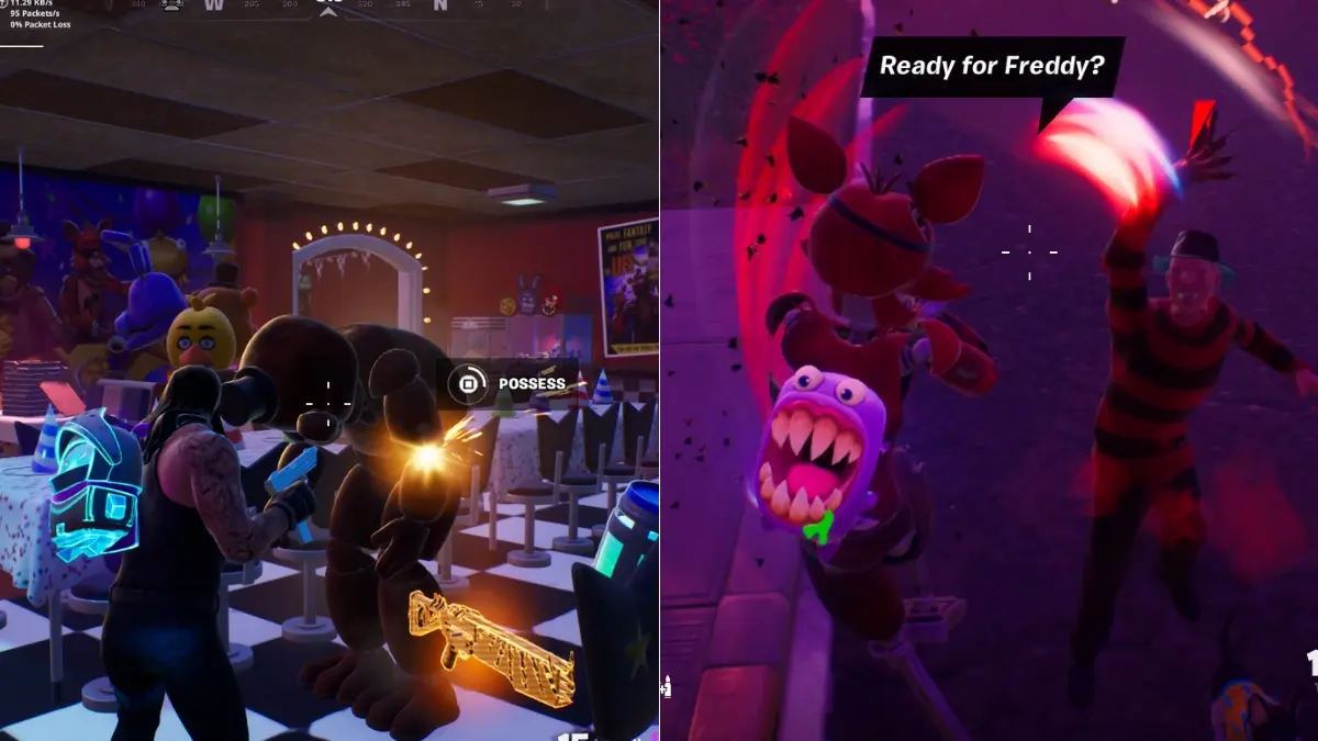 คู่มือครบสูตรตามหาหุ่น FNAF และร้าน Freddy Fazbear's Pizza ใน Fortnite