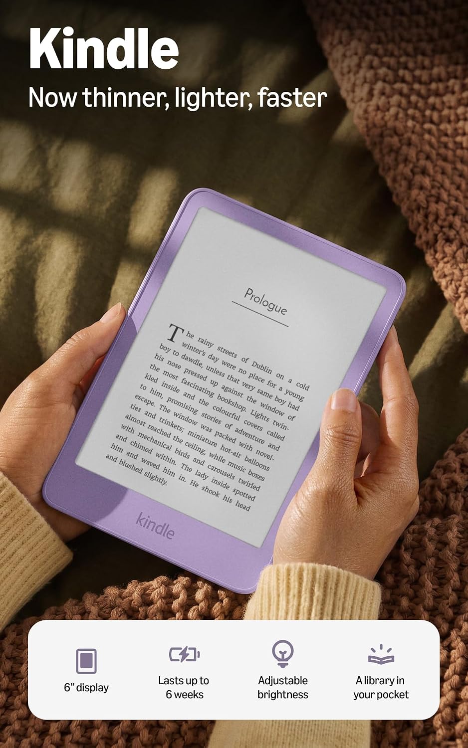 Kindle รุ่นใหม่เปลี่ยนเกมอ่านอีบุ๊กด้วยดีไซน์สีสันและวัสดุพรีเมียม