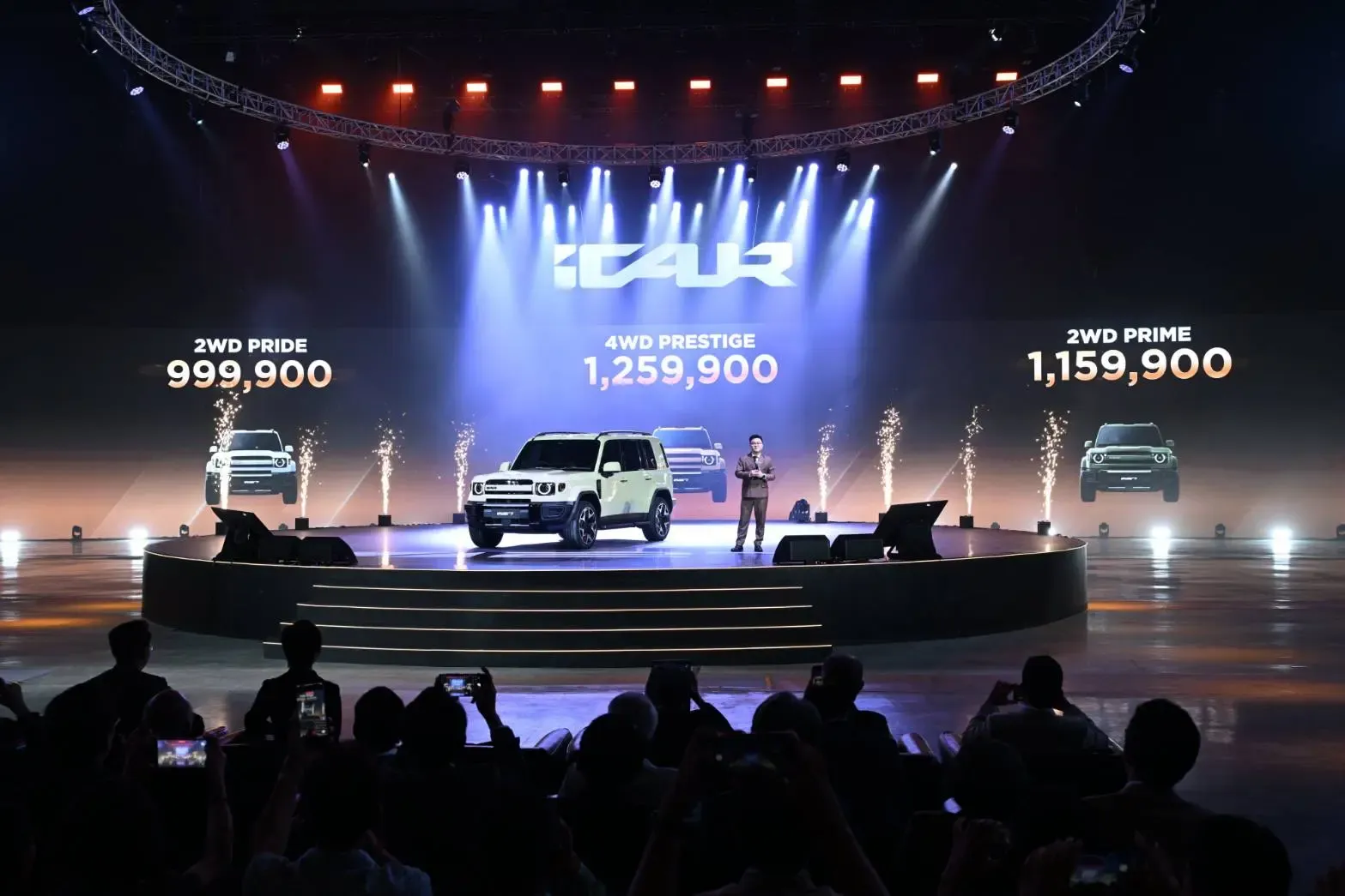 D-SUV ไฮบริดไฟฟ้า iCAUR V27 REEV ระยะวิ่ง 1,000 กิโลเมตรในงบไม่ถึงล้าน