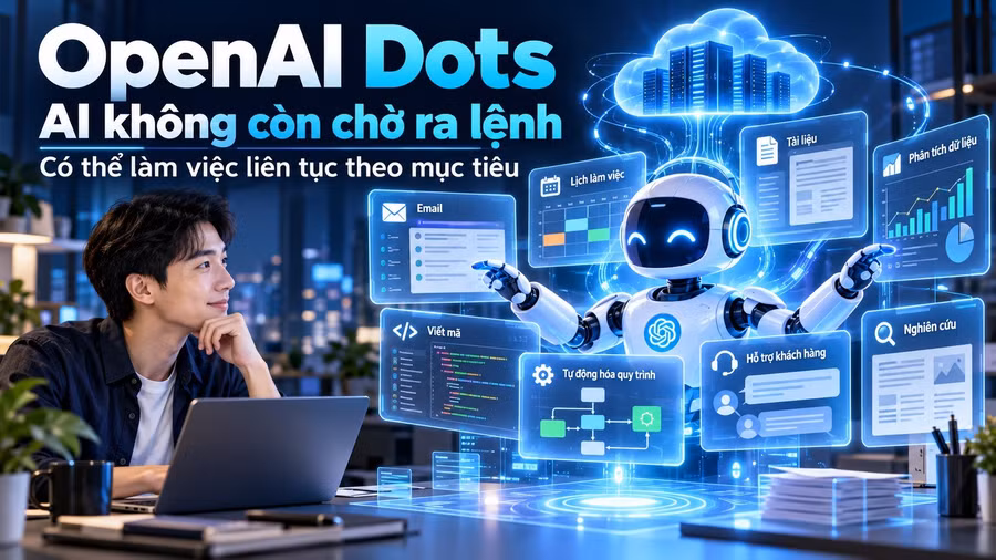 OpenAI Dots ตัวแทน AI ที่ทำงานเบื้องหลังตลอด 24 ชั่วโมง