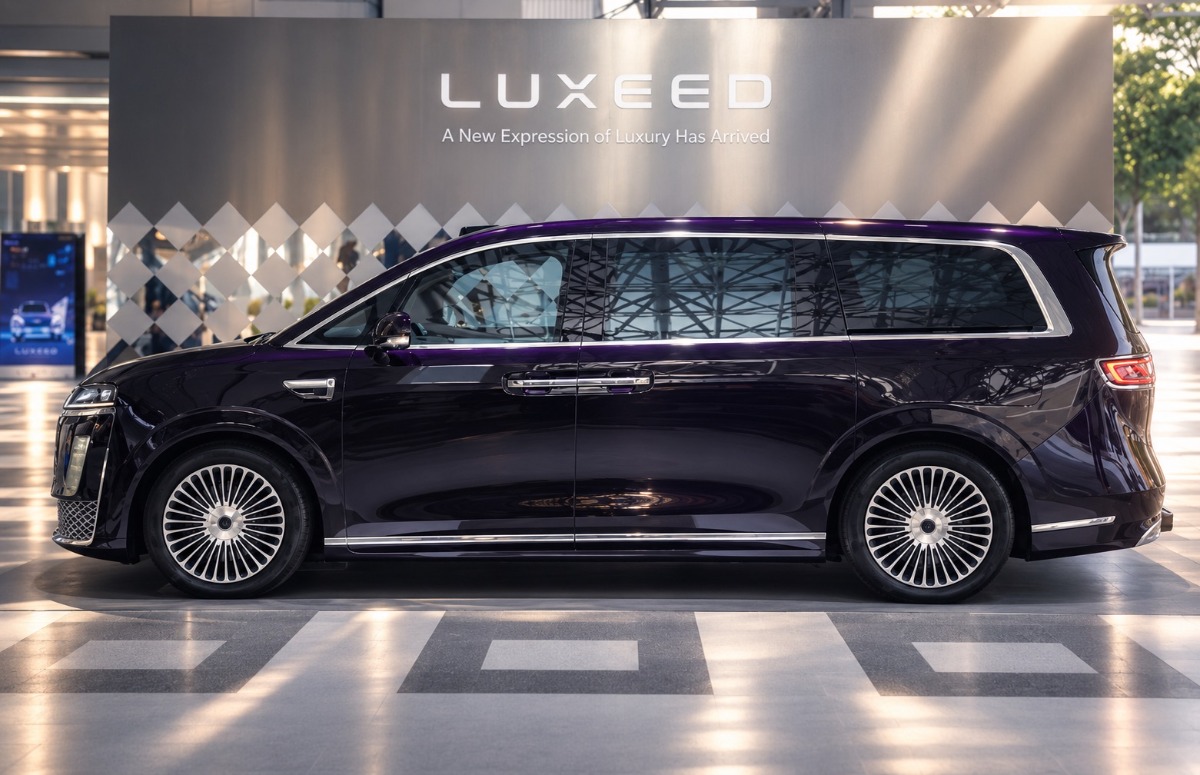 Luxeed EHV V9 MPV ลักชัวรี่กับเบาะหมุน 180 องศาและพลัง REEV วิ่งไกลกว่า 1,000 กม.