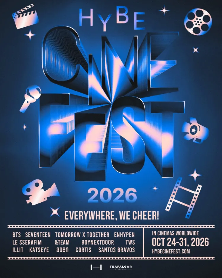HYBE CINE FEST คอนเสิร์ต K-POP จอยักษ์ที่เปลี่ยนโรงหนังเป็นฮอลล์แฟนด้อม