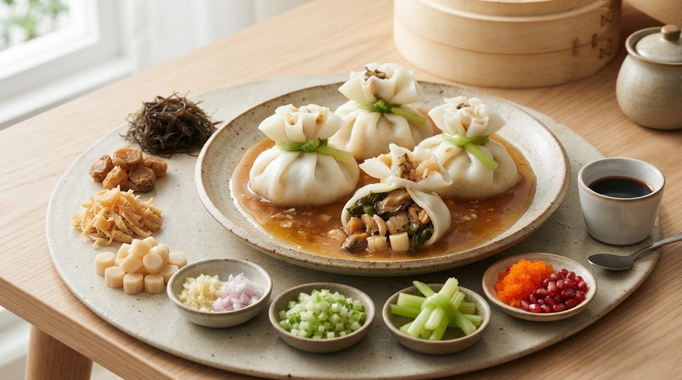 เทคนิคเชฟกวางตุ้งแบบคลาสสิก ปรุงหมูและหอยให้นุ่มในครั้งเดียว