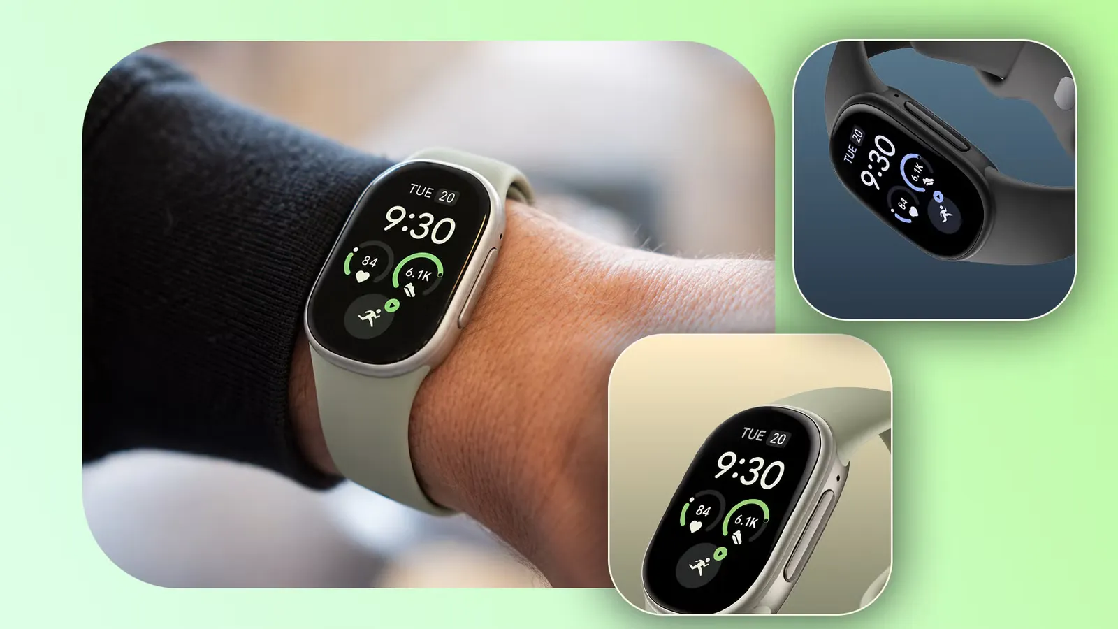 Fitbit Edge สายรัดจอภาพสายกลางระหว่าง Fitbit Air กับ Pixel Watch 5