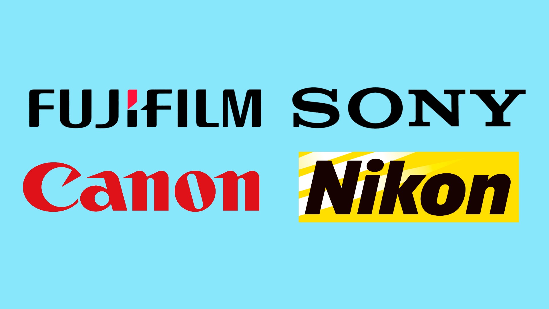 เมื่ออนาคตกล้องแยกทาง Canon Nikon Sony Fujifilm