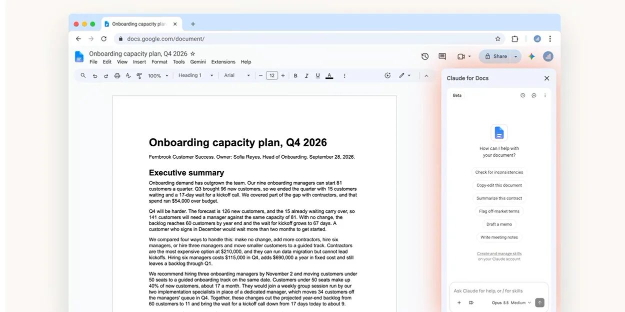 ใช้ Claude ใน Google Docs, Sheets, Slides ให้คุ้มทุกคลิก