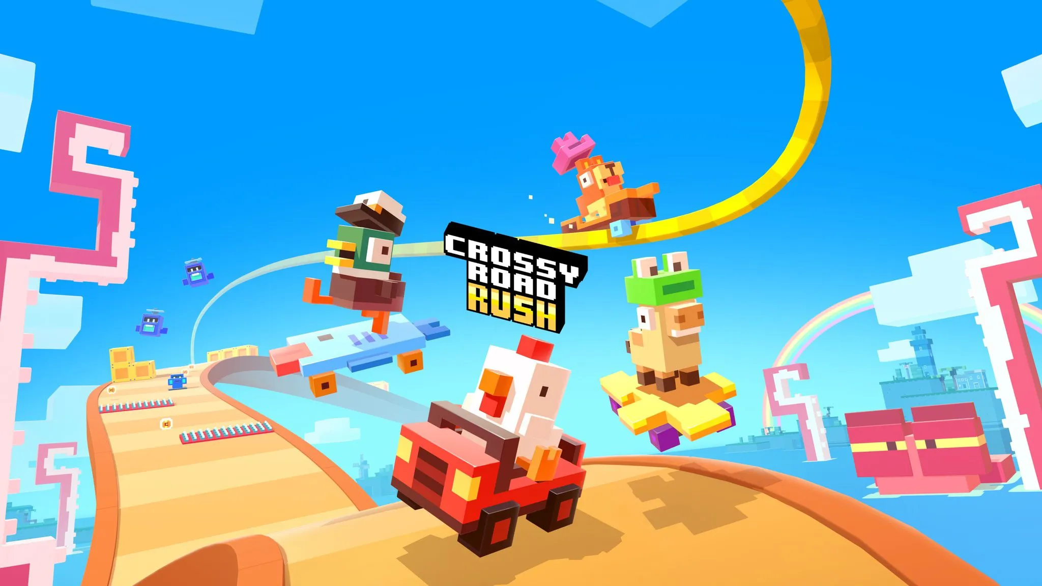 Apple Arcade เกมใหม่เดือนพฤศจิกายน ขาเกมมือถือห้ามพลาด Crossy Road Rush, Terraria+ และ River City Survivors